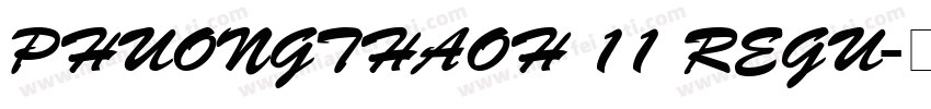 PhuongThaoH 11 Regu字体转换